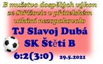 B tým dospělých má za sebou druhý přátelák