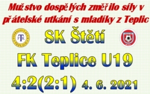 První branku Štětí vstřelil David Čada a nastartoval tak obrat v prvním přípravném zápase mužstva dospělých po kovidové přestávce.
