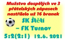 Hattrick Miroslava Müllera v dalším přípravném utkání mužstva dospělých
