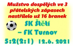 Hattrick Miroslava Müllera v dalším přípravném utkání mužstva dospělých