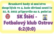 8 branek viděli diváci až po změně stran. Přesvědčivé vítězství mužstva dospělých se rodilo ve 2. poločase. 