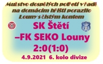 2 branky Jiřího Vokouna vedly ke třetí výhře mužstva dospělých na domácím trávníku v letošním ročníku divizní soutěže. 