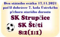 Starší dorostenci na závěr podzimní části prohráli ve Strupčicích. Propadli ve 2. poločase, kdy inkasovali 7 branek.
