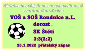 Mužstvo dospělých se představilo ve druhém přátelském zápase.  