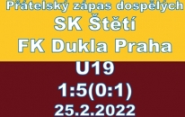Dorostenci Dukly Praha přerušili 3 zápasovou vítěznou  sérii mužstva dospělých