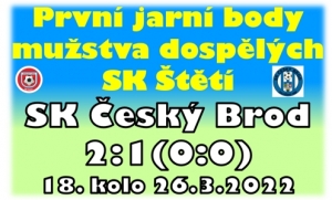 Všechno bylo 2x. 2x jsme kopali penaltu, 2x byl v pokutovém území faulován Jiří Vokoun, 2x proměnil penaltu Muamer Mešič, 2x ji poslal na stejné místo doleva. Jen to vítězství mužstva dospělých bylo prvním v jarní části divizní soutěže.  