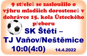Úlohu favorita mladší dorostenci splnili. Zvítězili dvouciferným rozdílem. V neděli se chystají na třetí Bílinu.