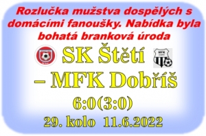 Předposlední divizní zápas letošního ročníku. Padalo hodně branek a diváci si přišli na své. Střelecky se dařilo Jiřímu Vokounovi a Rudolfovi Slaničkovi. Teď už zbývá za týden jen zápas na Kladně
