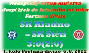 Stejně jako v posledním zápase loňského ročníku, tak i na úvod toho letošní jsme nedokázali na Kladně bodovat a vstřelit branku