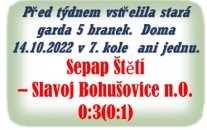 Stará garda hledá formu. ze  tří podzimních domácích zápasů prohrála druhý. 