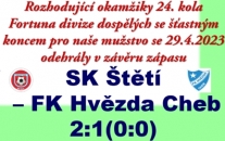 Když šli hosté 19. minut před koncem do vedení tak nám do zpěvu nebylo. Mužstvo dospělých se ale herně zvedlo a vývoj utkání otočilo. 