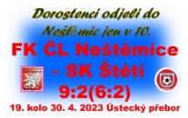 Druhý zápas dorostenců v řadě za sebou na hřišti soupeře. Trenér domácích výkon našeho celku chválil, ale bohužel to na výsledku znát není. Na vině je i slabá zápasová docházka.
