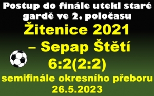 2x jsme vedli, ale ani to staré gardě k postupu do finále okresního přeboru nestačilo.