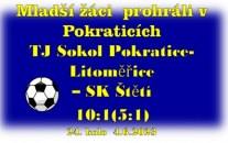 Mladší žáci vyfasovali 10