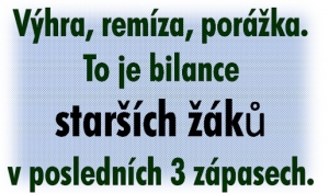Zápas s Vědomicemi  starší žáci dotahovali na remízu v závěru. Proti Třebenicím vstřelili rozhodující branku 3 minuty před koncem . Proti Litoměřicku  body nezískalo.