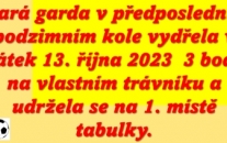 Hned v úvodních minutách šla stará garda do mínusu. Hosté kladli velký odpor a na obrat ve vývoji utkání jsme se hodně nadřeli.   