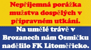 FK Litoměřicko – SK Štětí 8:3(3:1) Přátelské utkání 4. 2. 2024  UT Brozany