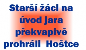 TJ Sokol Hoštka - SK Štětí 5:3(3:3) 23.3.2024 18. kolo okresní přebor starších žáků