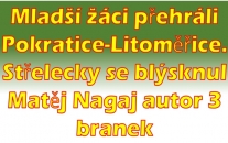 TJ Sokol Pokratice-Litoměřice – SK Štětí                1:7(1:4) 15. kolo okresního přeboru mladších žáků 29. 3. 2024