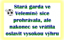 SK Velemín – Sepap Štětí 1:6(1:3) 9. kolo okresní soutěž staré gardy 12. 4. 2024