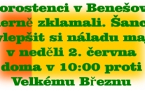 MSK Benešov n.Pl. - SK Štětí 4:1(3:0) 24. kolo I.A Třída 26.5.2024