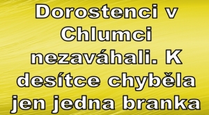 Chlumecká sportovní - SK Štětí 1:9(0:2) 26. kolo I.A Třída Dorost 9.6.2024